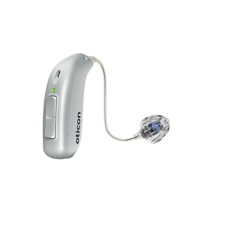 Oticon Hörgerät CROS / Akku / Silberweiß Oticon CROS PX Sender